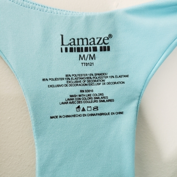 Lamaze Maternity Light Blue Active Wear Size M - Picture 5 of 6